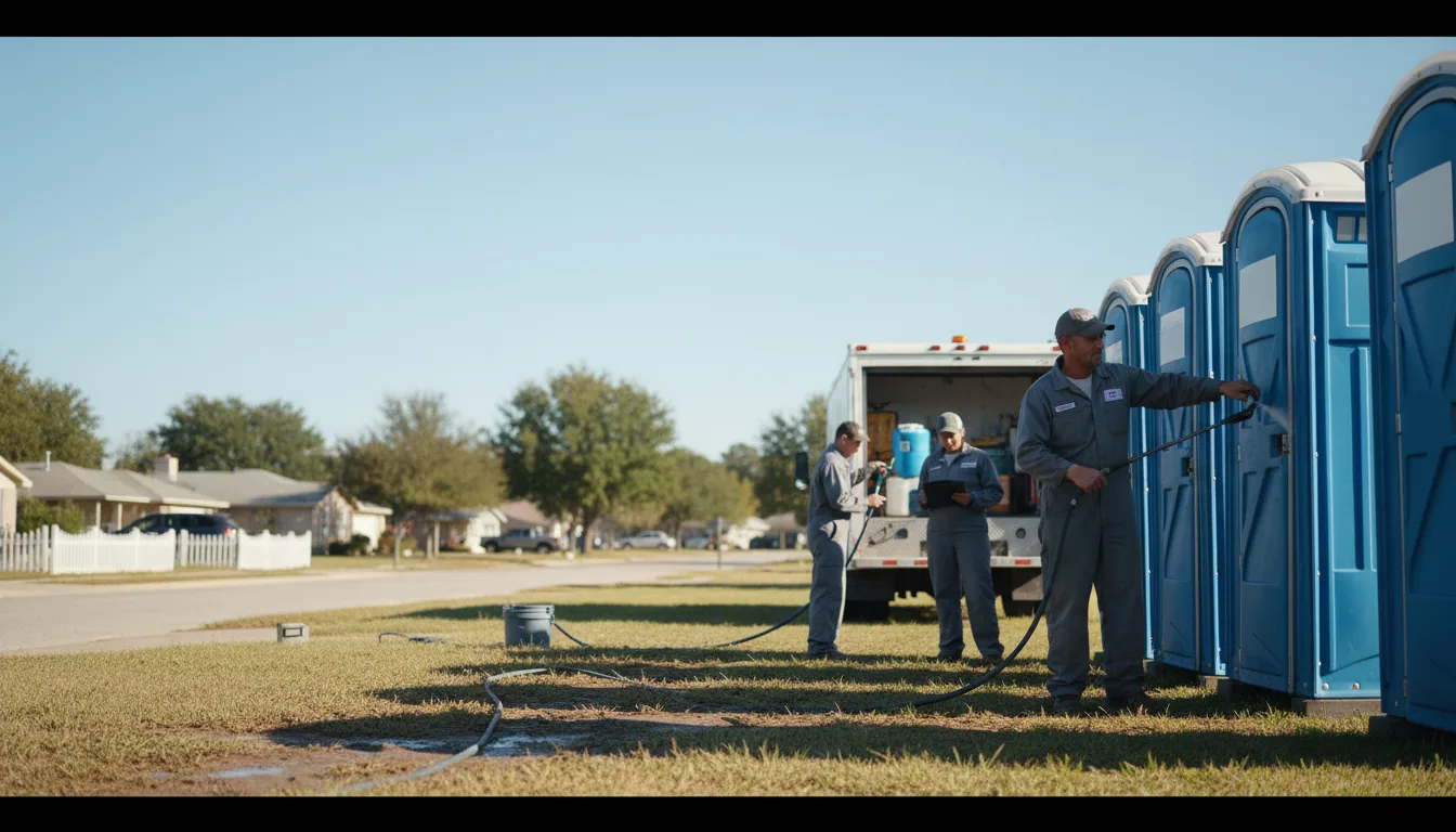 Long-Term Portable Toilet Rental in Mount Hope, KS near me